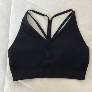 Fabletics Sports Bra Black Small